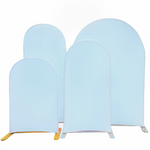 Light Blue 3' x 7.5' Spandex Arch Backdrop Cover by Naturalstar from Instaballoons