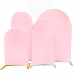 Light Pink 5' x 7.5' Arch Backdrop Cover by Naturalstar from Instaballoons