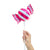 Handheld Candy - Hot Pink/ White Stripes (air-fill Only) 4″ Balloon