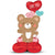 Love You Bear Hug AirLoonz Jr 35″ Foil Balloon by Anagram from Instaballoons