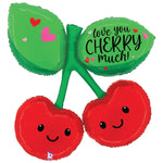 Love you Cherry Much 37″ Foil Balloon by Betallic from Instaballoons