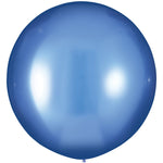 Luxaire Metallic Azure Blue 24″ Latex Balloons by Amscan from Instaballoons