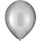 Luxaire Metallic Platinum 12″ Latex Balloons (25 count)