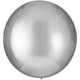 Luxaire Metallic Platinum 24″ Latex Balloons (4 count)