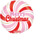 Merry Christmas Candy Swirl 18″ Foil Balloon by Prima from Instaballoons