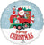 Merry Christmas North Pole Express 17″ Foil Balloon by Anagram from Instaballoons