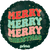 Merry Merry Merry Christmas 18″ Foil Balloon by Prima from Instaballoons