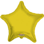 Metallic Gold Star (requires heat-sealing) 9″ Foil Balloons by Convergram from Instaballoons