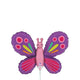 Mini Bright Butterfly (requires heat-sealing) 14″ Balloon