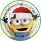 Minions Christmas Paper Plates 9″ (8 count)