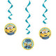 Minions Swirl Decorations