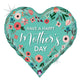 Mint Mother's Day Heart 30″ Balloon