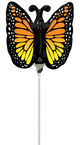 Monarch Butterfly Glow (requires heat-sealing) 14″ Balloon