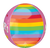 Mother's Day Brilliant Rainbow Orbz 16″ Foil Balloon by Anagram from Instaballoons