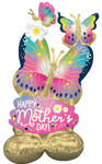 Mother's Day Butterflies AirLoonz 44″ Foil Balloon by Anagram from Instaballoons