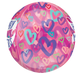 Mother's Day Layered Hearts Orbz 16″ Balloon