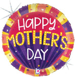 Mother's Day Stars 18″ Foil Balloon by Betallic from Instaballoons