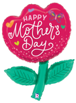 Mother's Day Tulip 32″ Foil Balloon by Betallic from Instaballoons