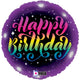 Neon Happy Birthday 18″ Balloon