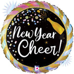 Opal New Year Cheer 18″ Foil Balloon by Betallic from Instaballoons