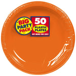 Orange Peel Big Party Pack Plastic Plates 10.25″ by Amscan from Instaballoons