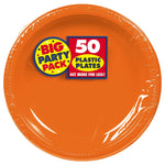 Orange Peel Big Party Pack Plastic Plates 7″ by Amscan from Instaballoons