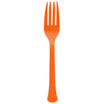 Orange Peel Plastic Premium Forks by Amscan from Instaballoons