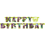 6.5 Foot TMNT Mutant Mayhem Happy Birthday Jointed Banner