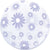 Pale Lavender Daisies Sphere 20″ Foil Balloon by Prima from Instaballoons