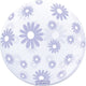 Pale Lavender Daisies Sphere 20″ Balloon