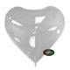 Clear Heart (air-fill Only) 18″ Gems Balloons (3 count)