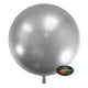 Shimmering Silver 22″ Gems Balloons (3 count)