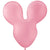 Mousehead - Pink 28″ Latex Balloon