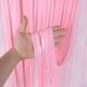 3ft×6.5ft Foil Fringe Curtain - Pink