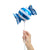 Handheld Candy - Dark Blue/ White Stripes (air-fill Only) 4″ Balloon