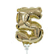 Self-inflating Number 5 - Gold 7″ Balloon