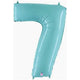 Pastel Blue Number 7 34″ Balloon