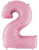 Pastel Pink Number 2 34″ Foil Balloon by Betallic from Instaballoons