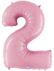 Pastel Pink Number 2 34″ Balloon