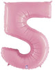 Pastel Pink Number 5 34″ Balloon