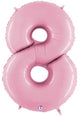 Pastel Pink Number 8 34″ Balloon