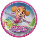 Paw Patrol Skye Paper Plates 9″ by Amscan from Instaballoons