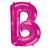 Pink Letter B 34″ Foil Balloon by Anagram from Instaballoons