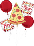 Pizza Party Bouquet Foil Balloon by Anagram from Instaballoons