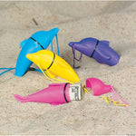 Plastic Dolphin-Shaped Beach Safe Containers by Fun Express from Instaballoons