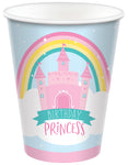 Princess Castle Birthday Paper Cups by Amscan from Instaballoons