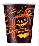 Pumpkin Grin 9oz Paper Cups by Unique from Instaballoons