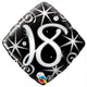 18 Elegant Sparkles & Swirls 18″ Balloon