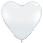 Hearts - Diamond Clear 6″ Latex Balloons (10 count)