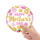 Mini Mother's Day Pink & Gold Dots (air-fill Only) 9″ Balloon